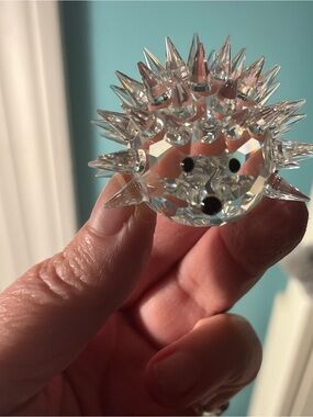 Swarovski Crystal Small Hedgehog Figurine